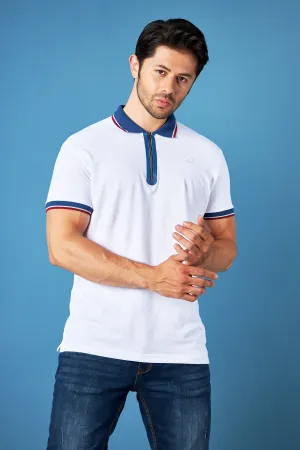 White T Shirt Collar HS