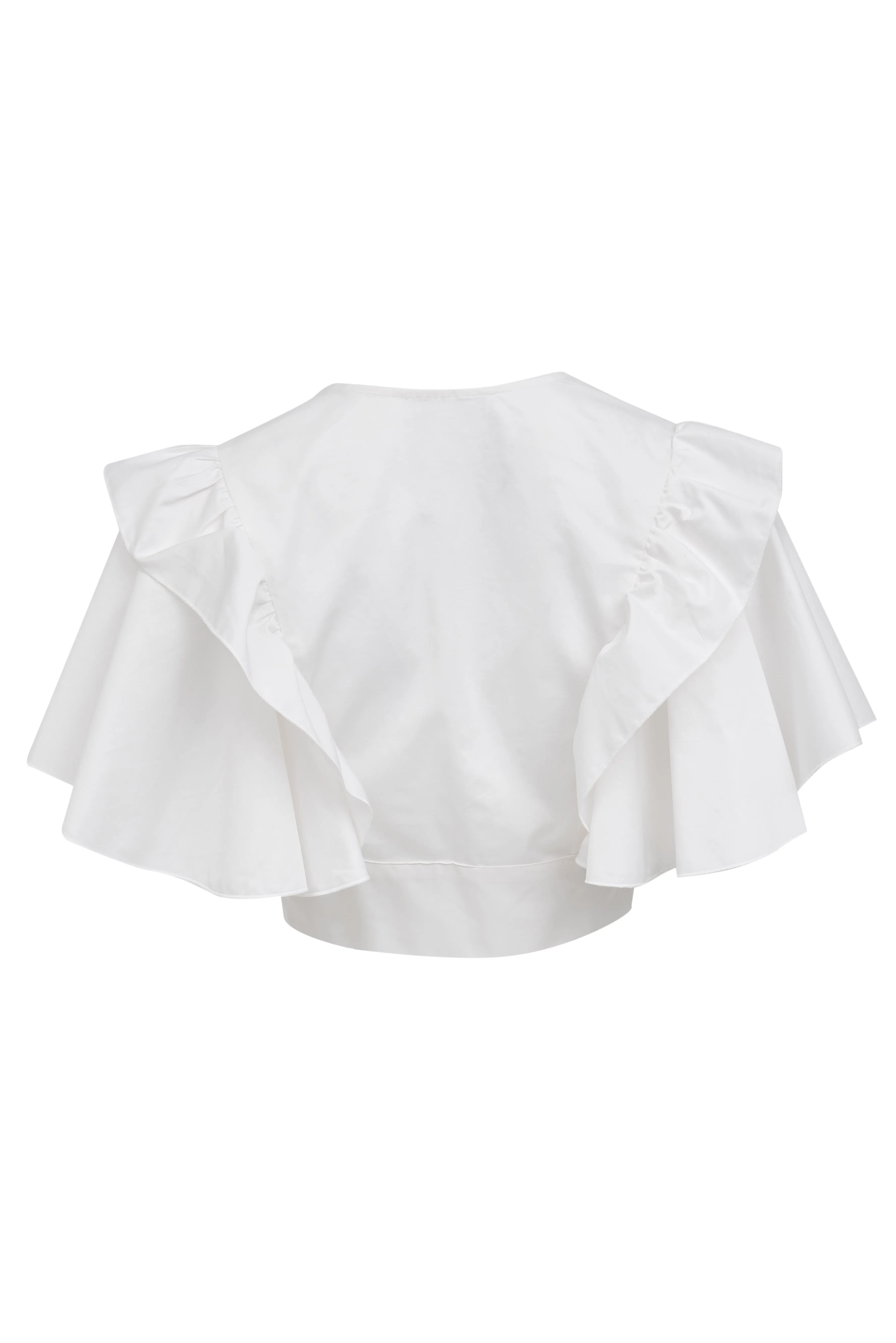 White Tie Up Blouse