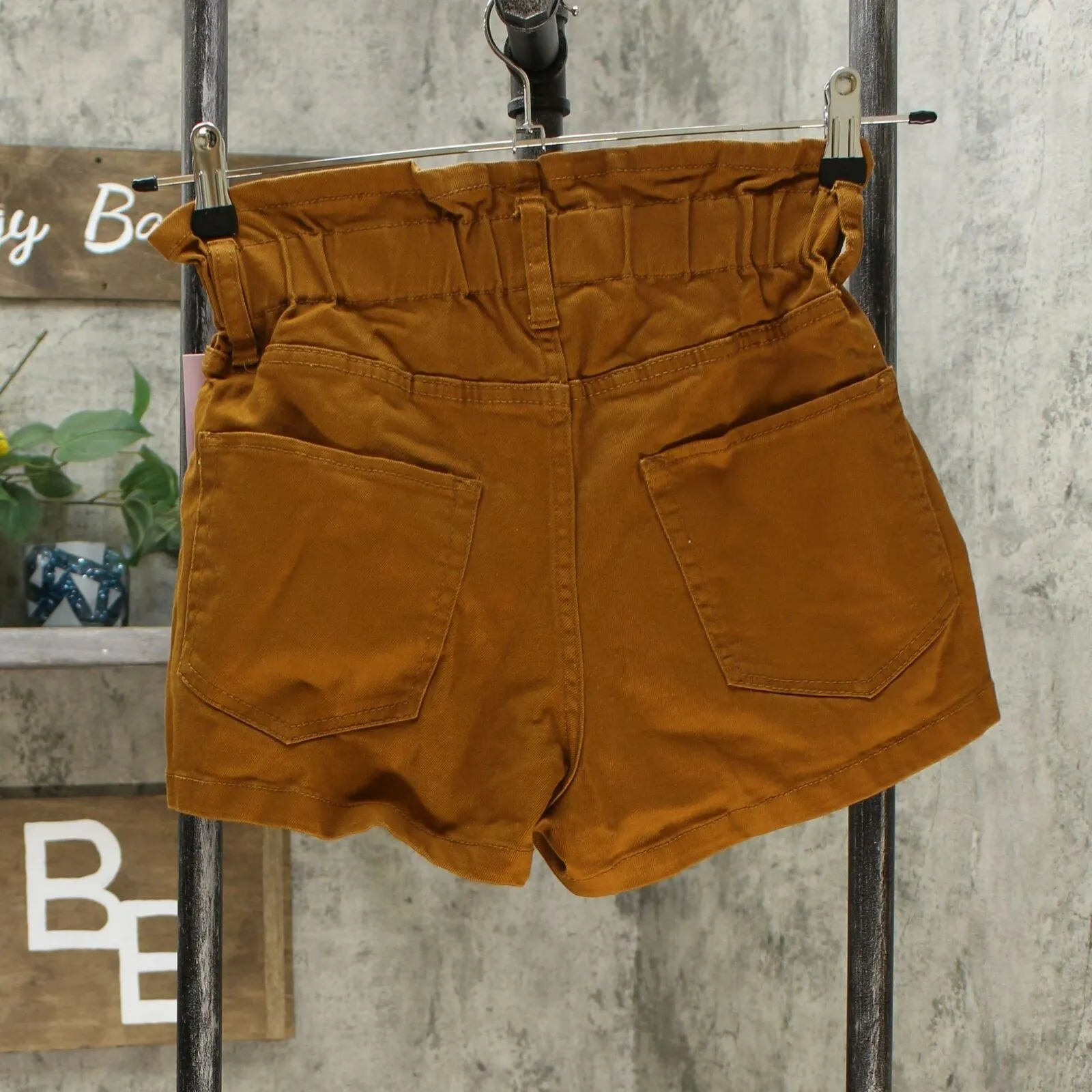Wild Fable Women's High Rise Button Front Paperbag Jean Shorts