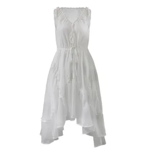 Woman Overknee and square collar drawsrting waist jacket
