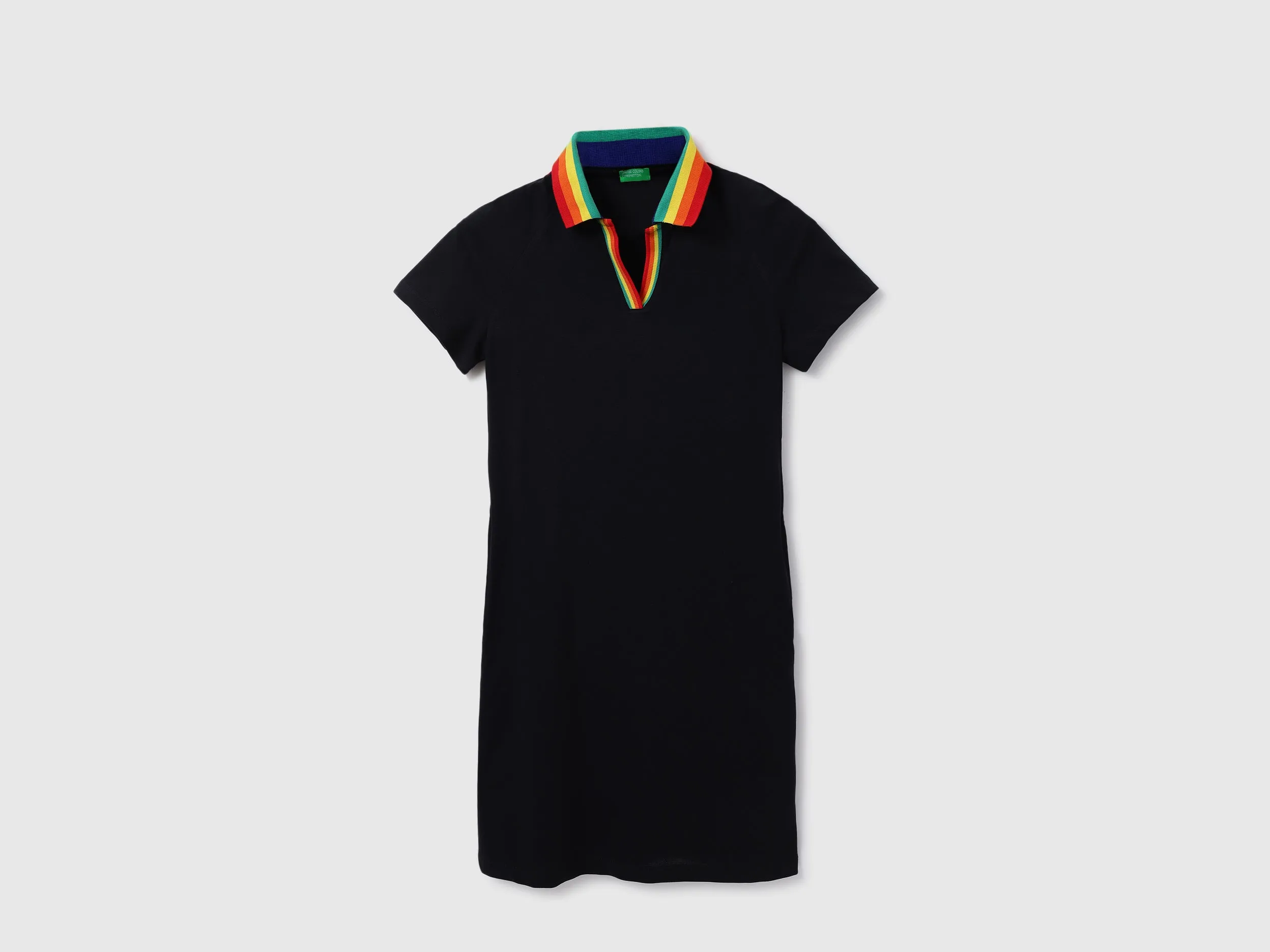 Women Solid Polo Neck Dress