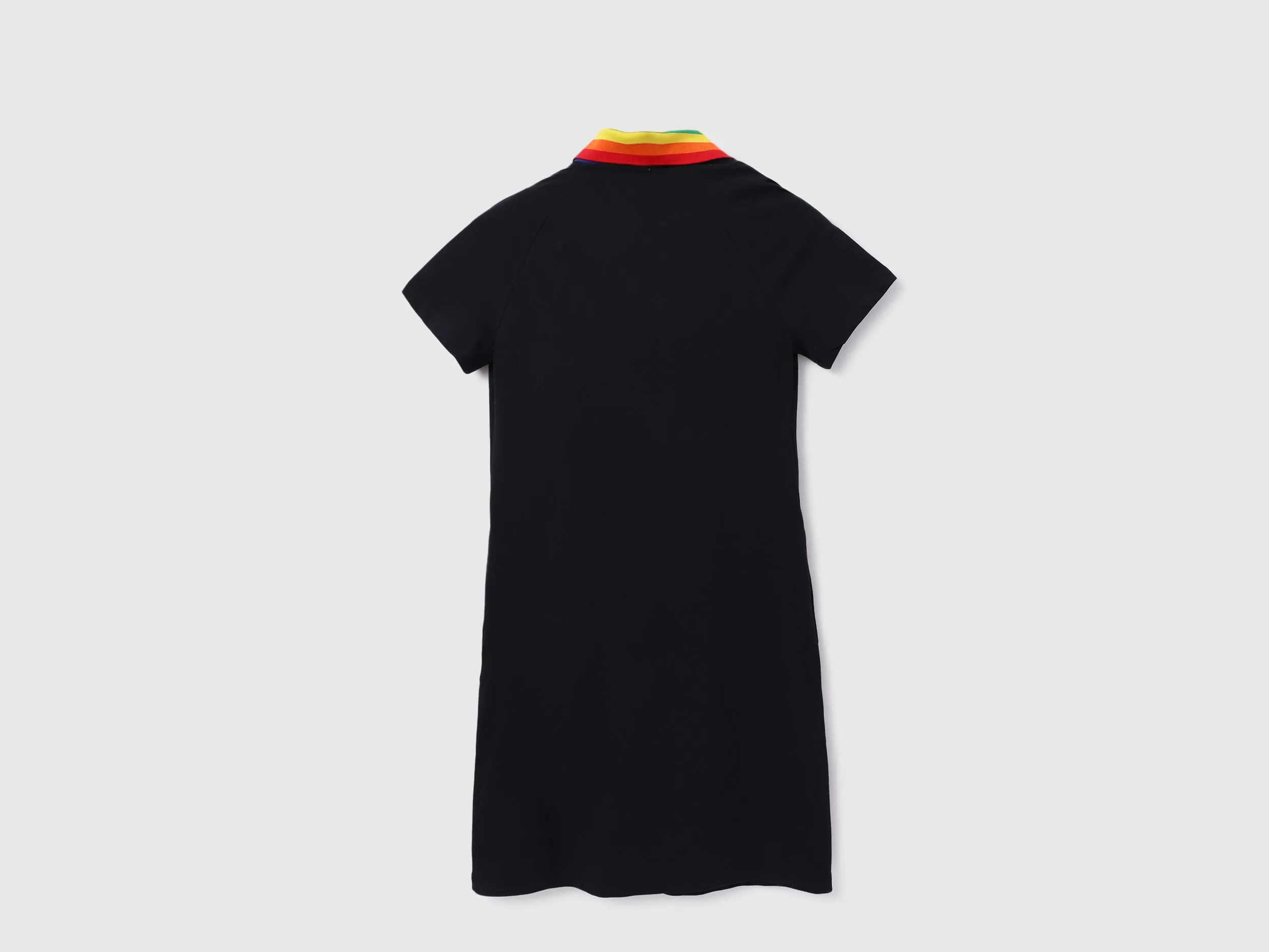Women Solid Polo Neck Dress