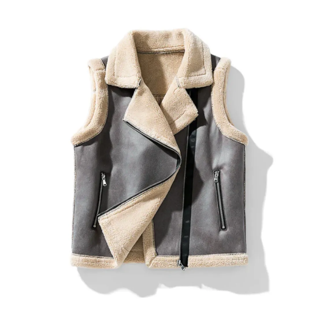 Women's Lapel Collar Heated Vest | Zip Up