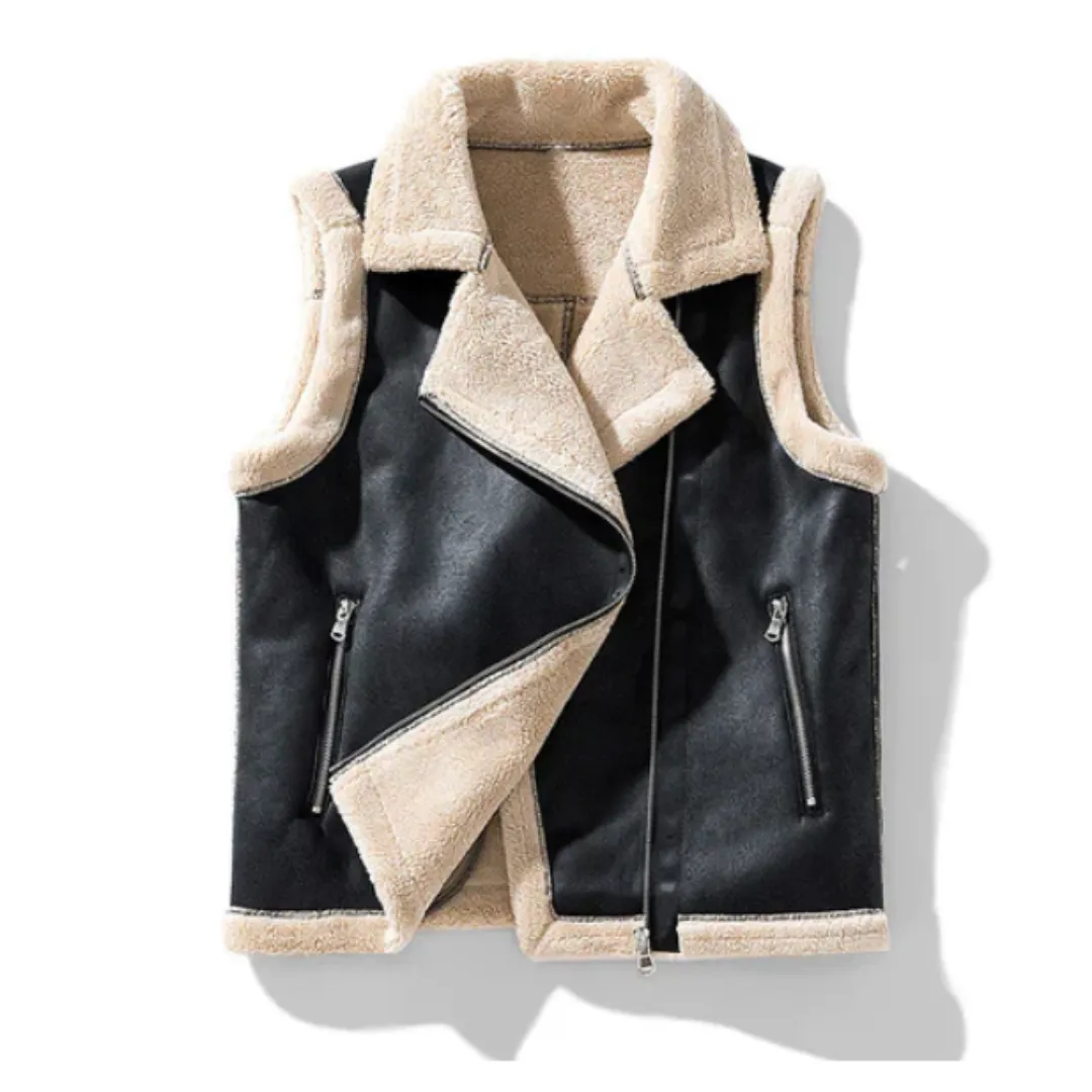 Women's Lapel Collar Heated Vest | Zip Up