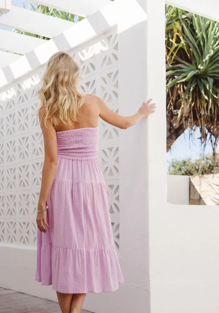 WS Leilani Midi Dress - Orchid