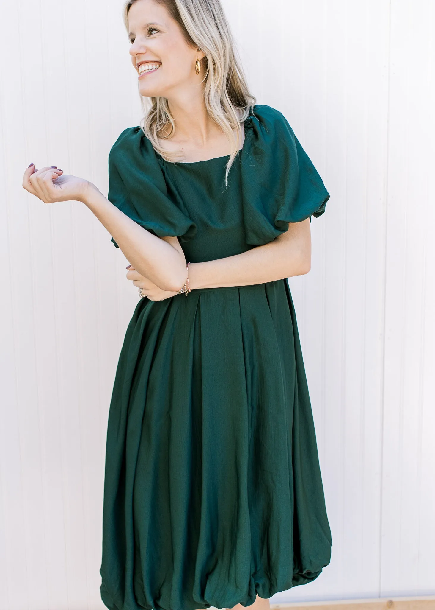 XZ The Chanel Dress in Holiday Green