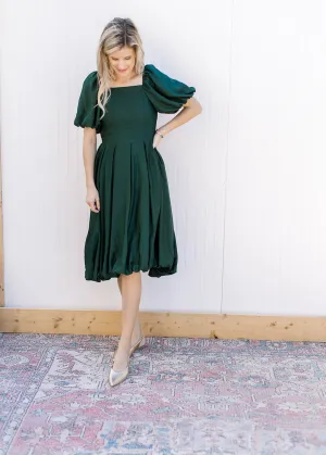 XZ The Chanel Dress in Holiday Green