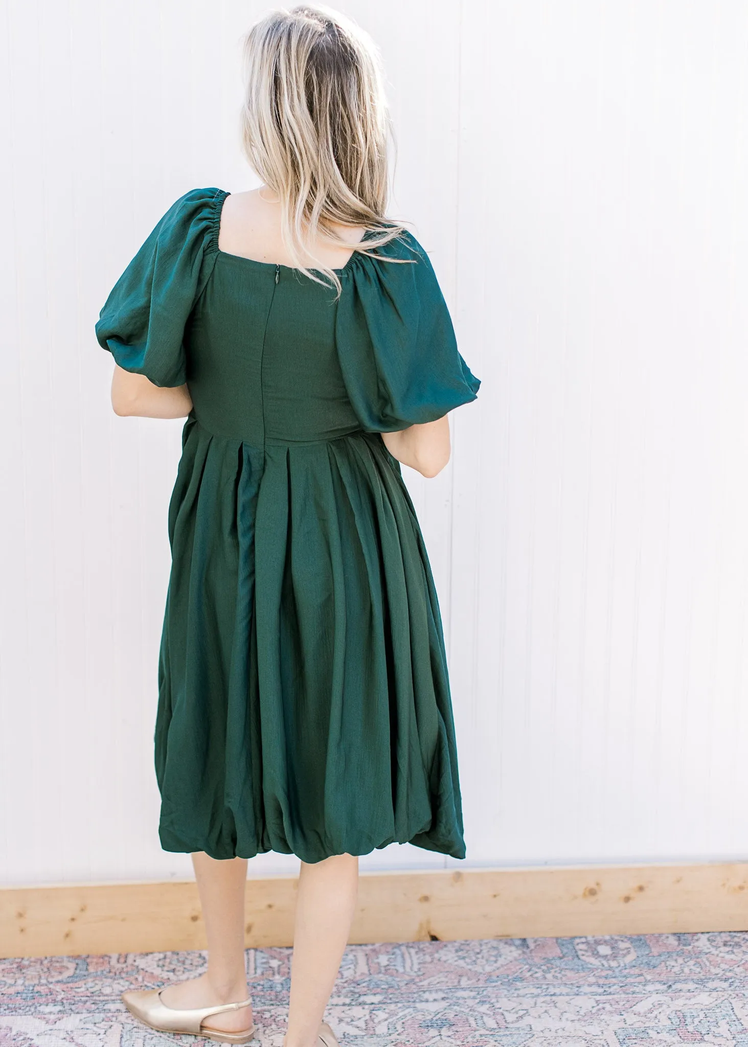 XZ The Chanel Dress in Holiday Green