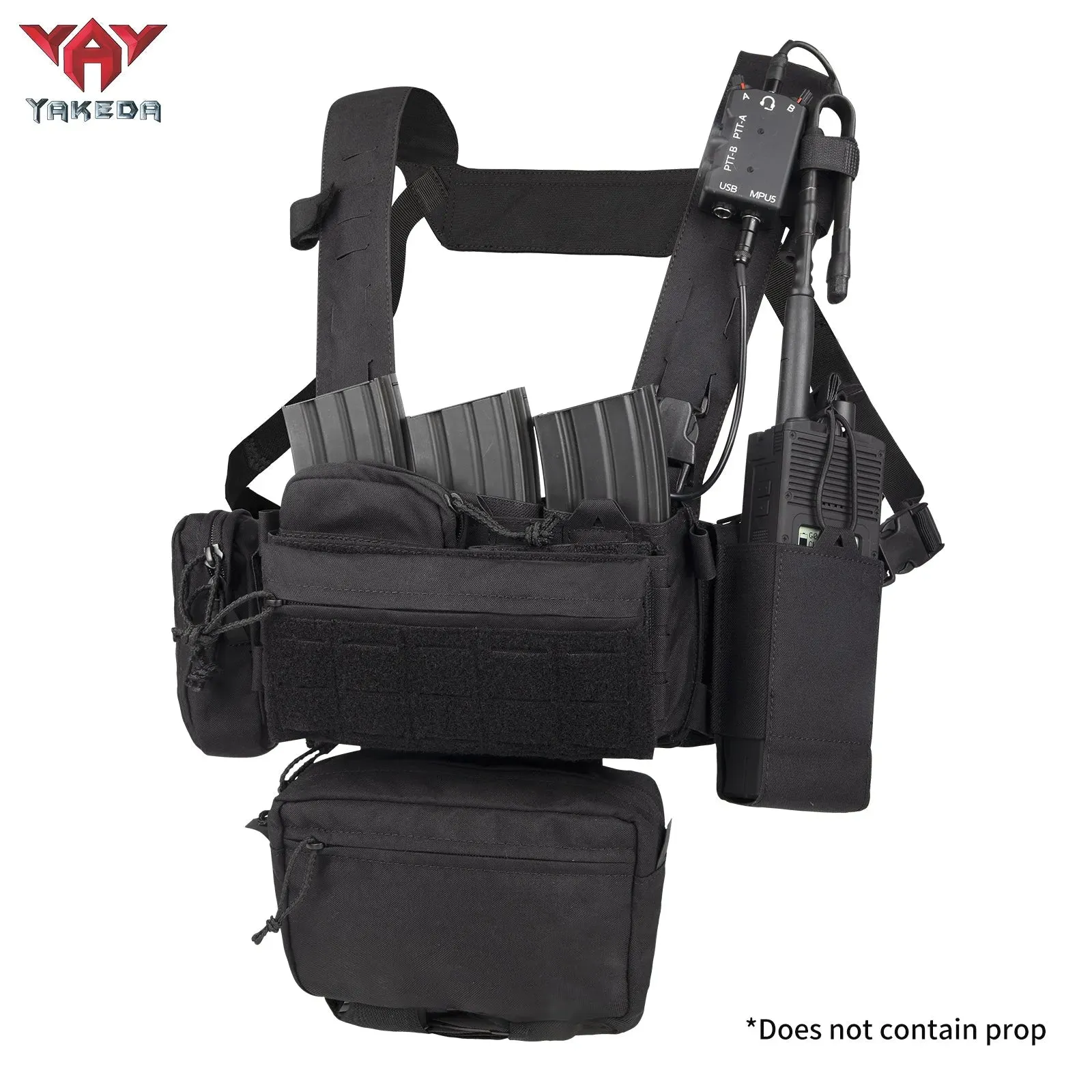 YKD0232 YAKEDA Mk3 Chest Mount Outdoor Sports Lightweight Load Vest Set