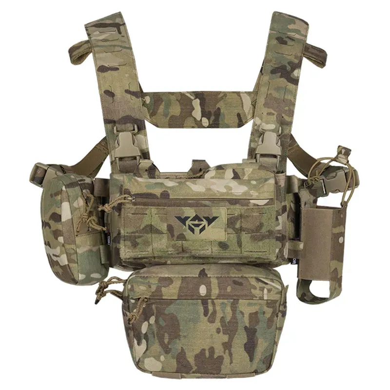 YKD0232 YAKEDA Mk3 Chest Mount Outdoor Sports Lightweight Load Vest Set
