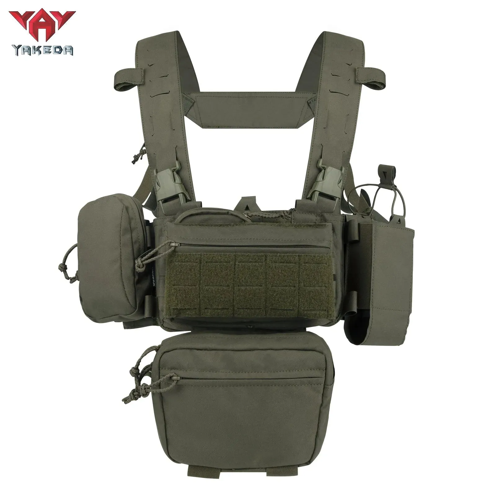 YKD0232 YAKEDA Mk3 Chest Mount Outdoor Sports Lightweight Load Vest Set