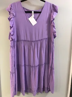 Zenana V-Neck Tiered Dress