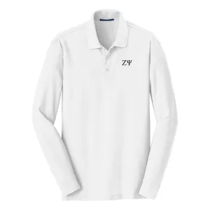 Zeta Psi Theta Long Sleeve Polo