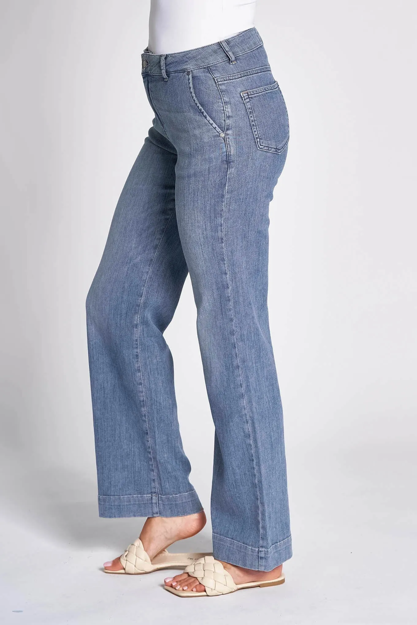Zhrill | ROA - Straight Fit Jeans | W732 usedwashed